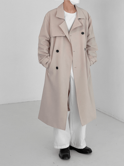 [DAZIONSED] mid-length loose coat NA567