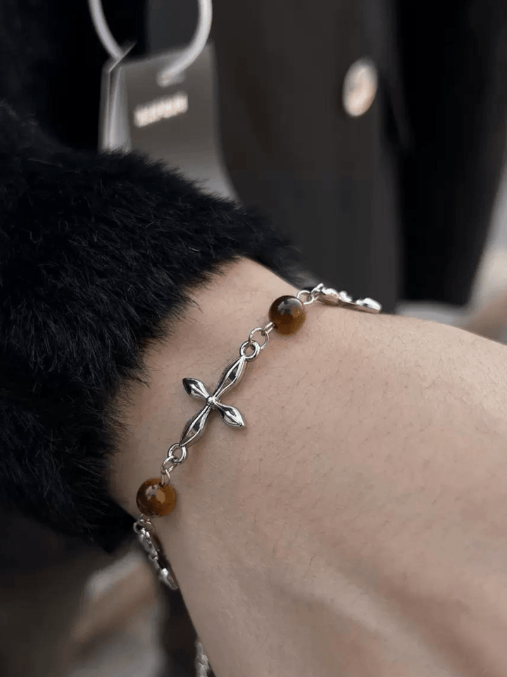 [CHEALIMPID] tiger eye stone bracelet na928