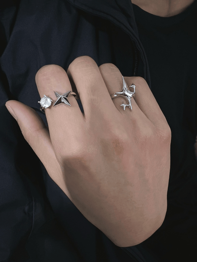 [CHEALIMPID] Sparkling Diamonds Design Rings na872