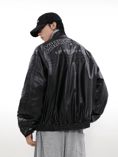 [MRNEARLY] wind biker leather jacket na858