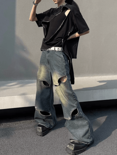 [FLAT ROOM] deconstructed design jeans FL62