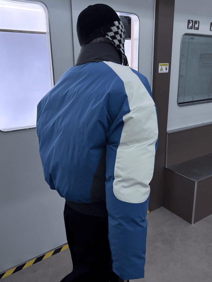 [SOULWORKER] trend color blocking cotton jacket na800