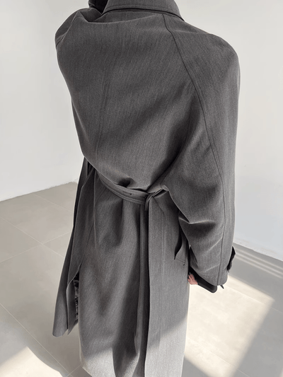 [COLN] The lushness long trench coat na770