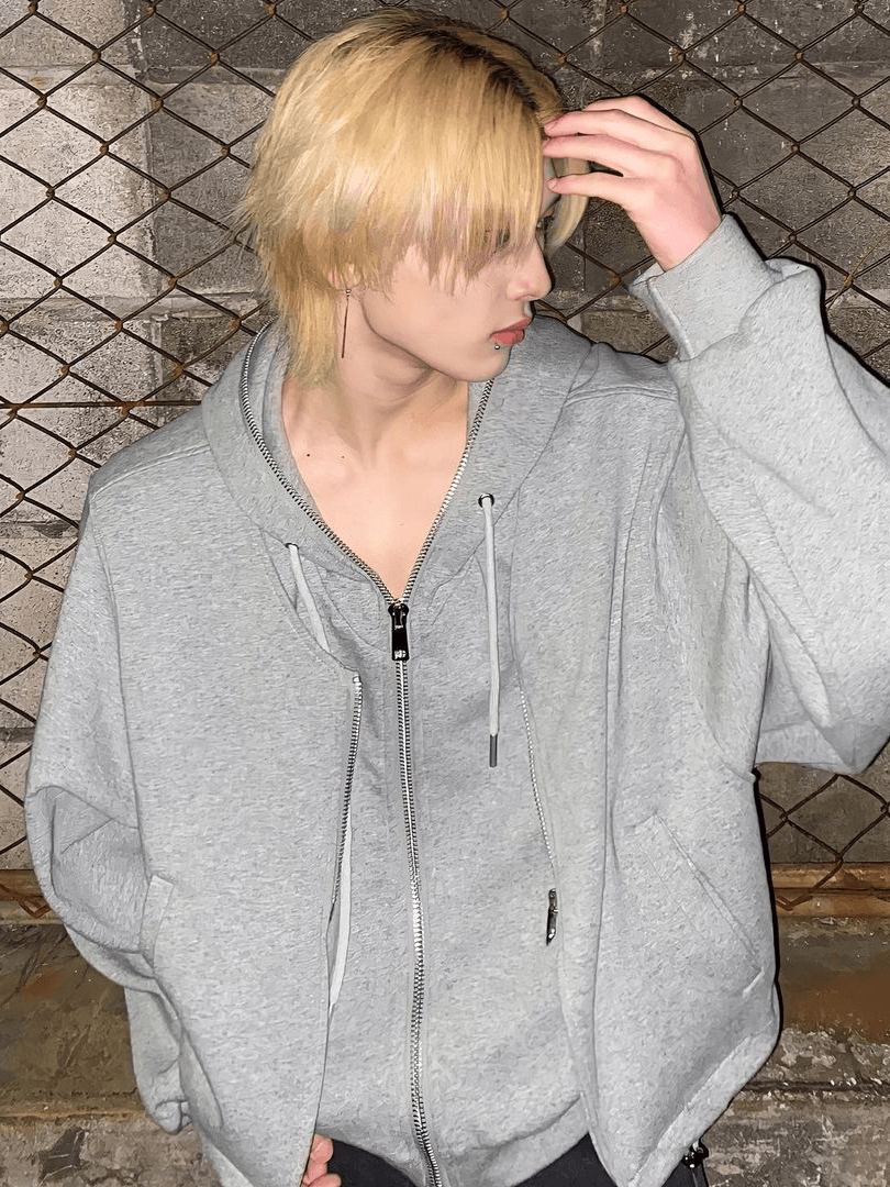 [_kuro_05] short hooded sweater kr11
