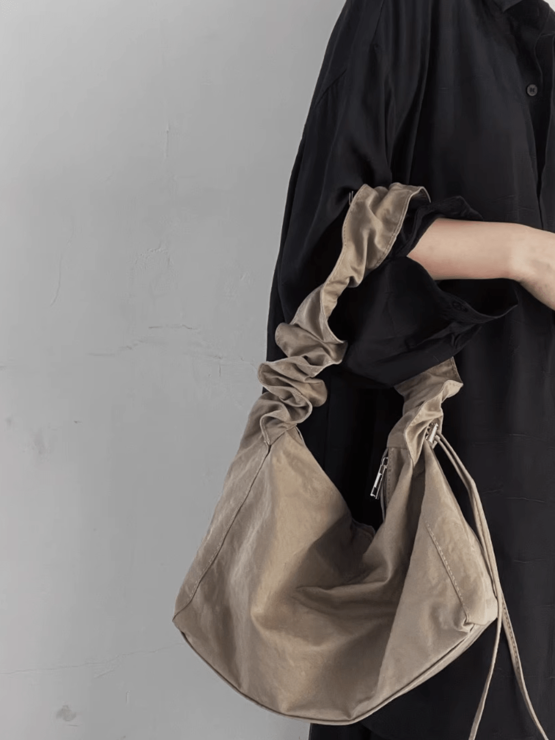 design drawstring dual-use shoulder crossbody bag na637