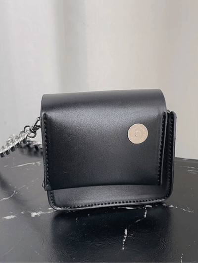Chain small leather bag NA528
