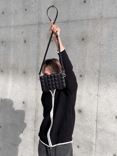 [_.iue._] luxury shoulder square bag ao10