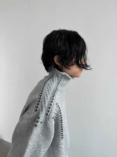 [GENESISBOY] High Neck Sweater na823 