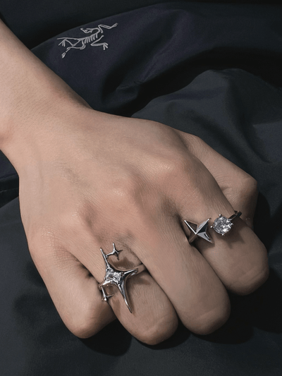 [CHEALIMPID] Sparkling Diamonds Design Rings na872