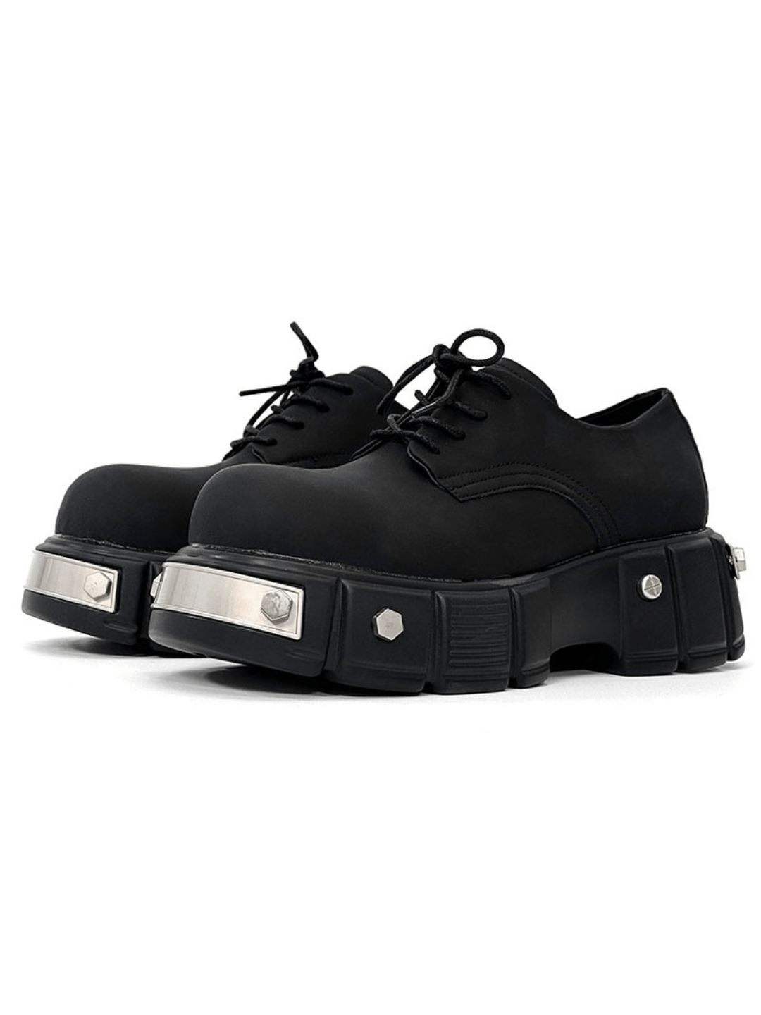 Head Round Toe Leather Shoes na948