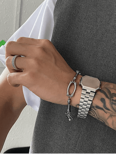 [CHEALIMPID] design titanium steel bracelet na877