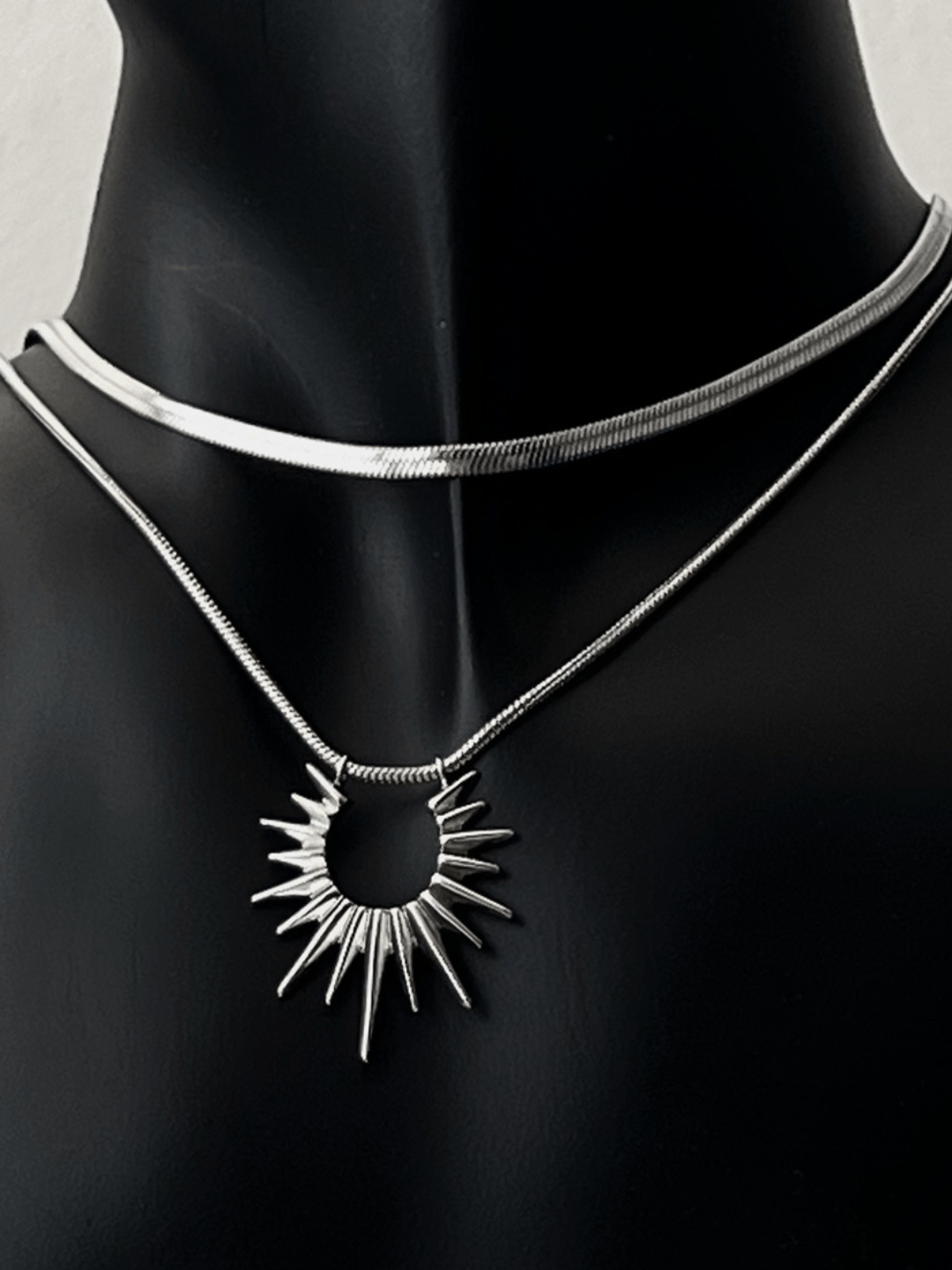 [CHEALIMPID] steel luxury necklaces na869