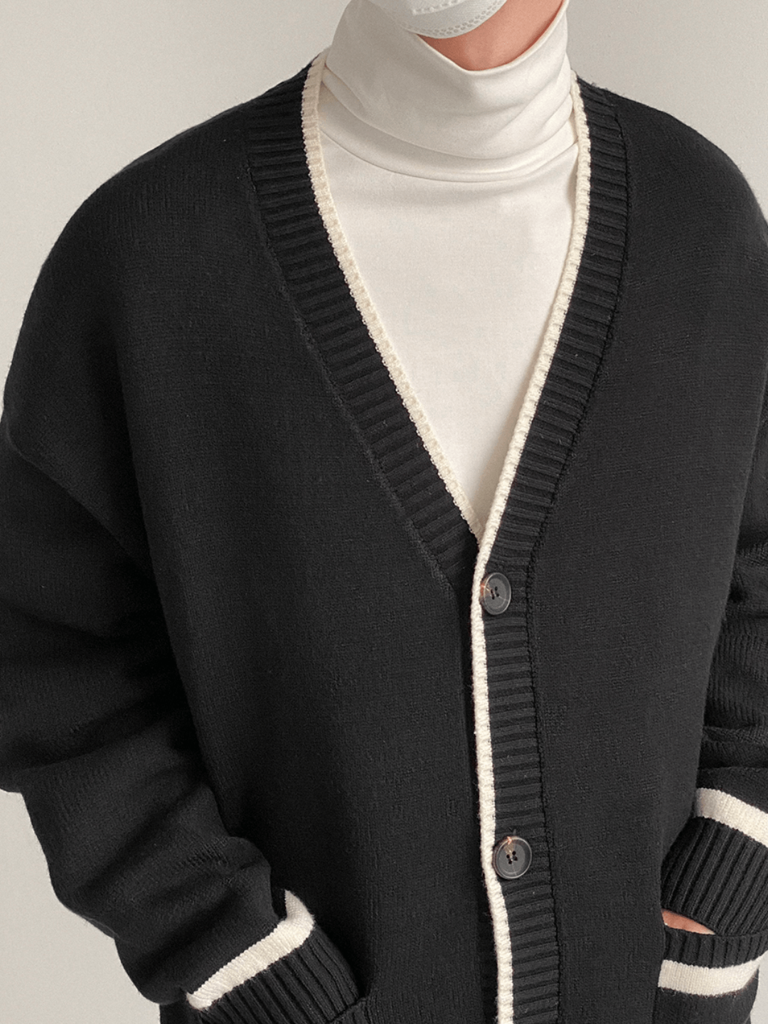 [DAZIONSED] トレンドデザインVネックセーター NA602