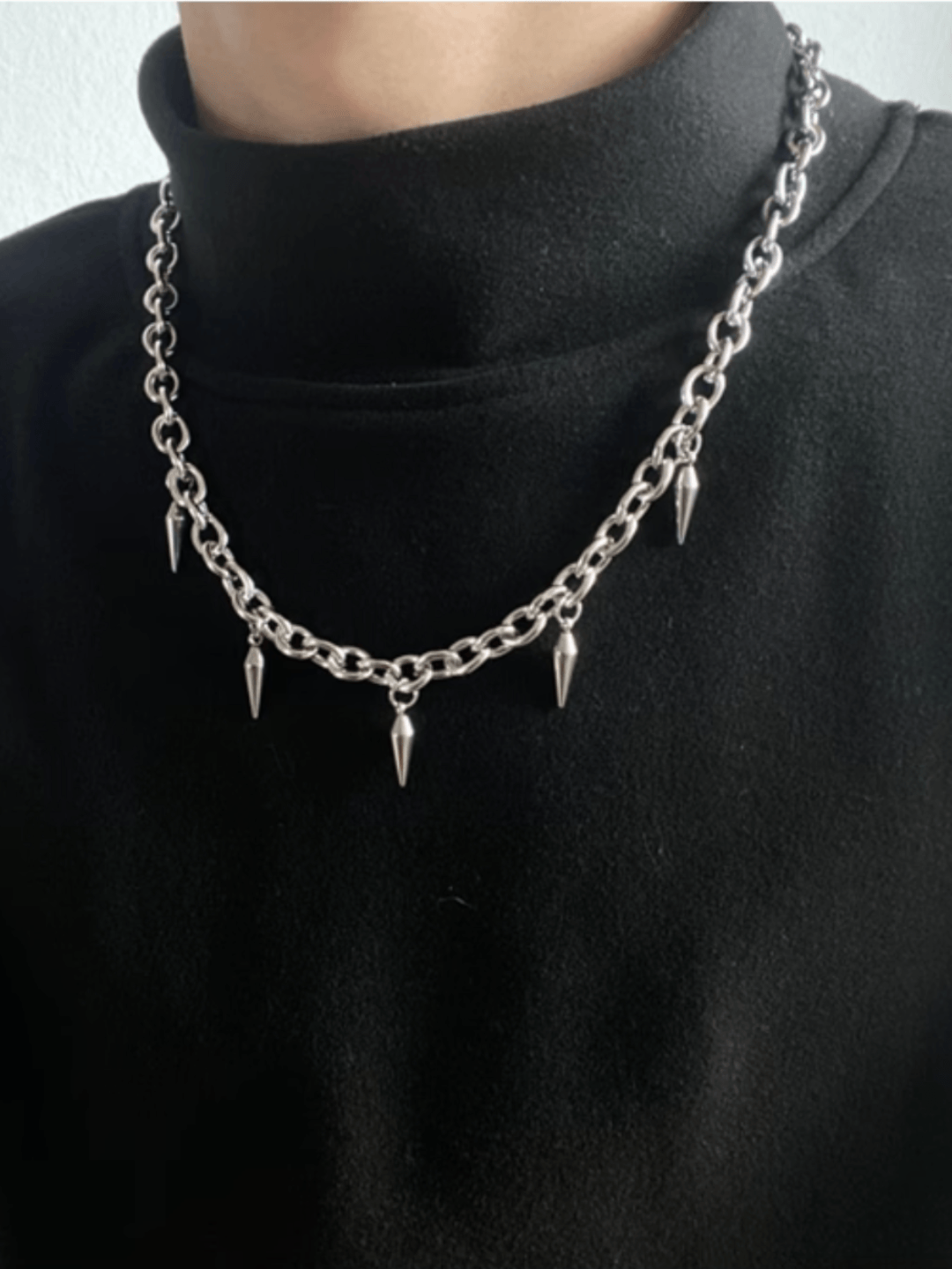 Titanium steel necklace NA743