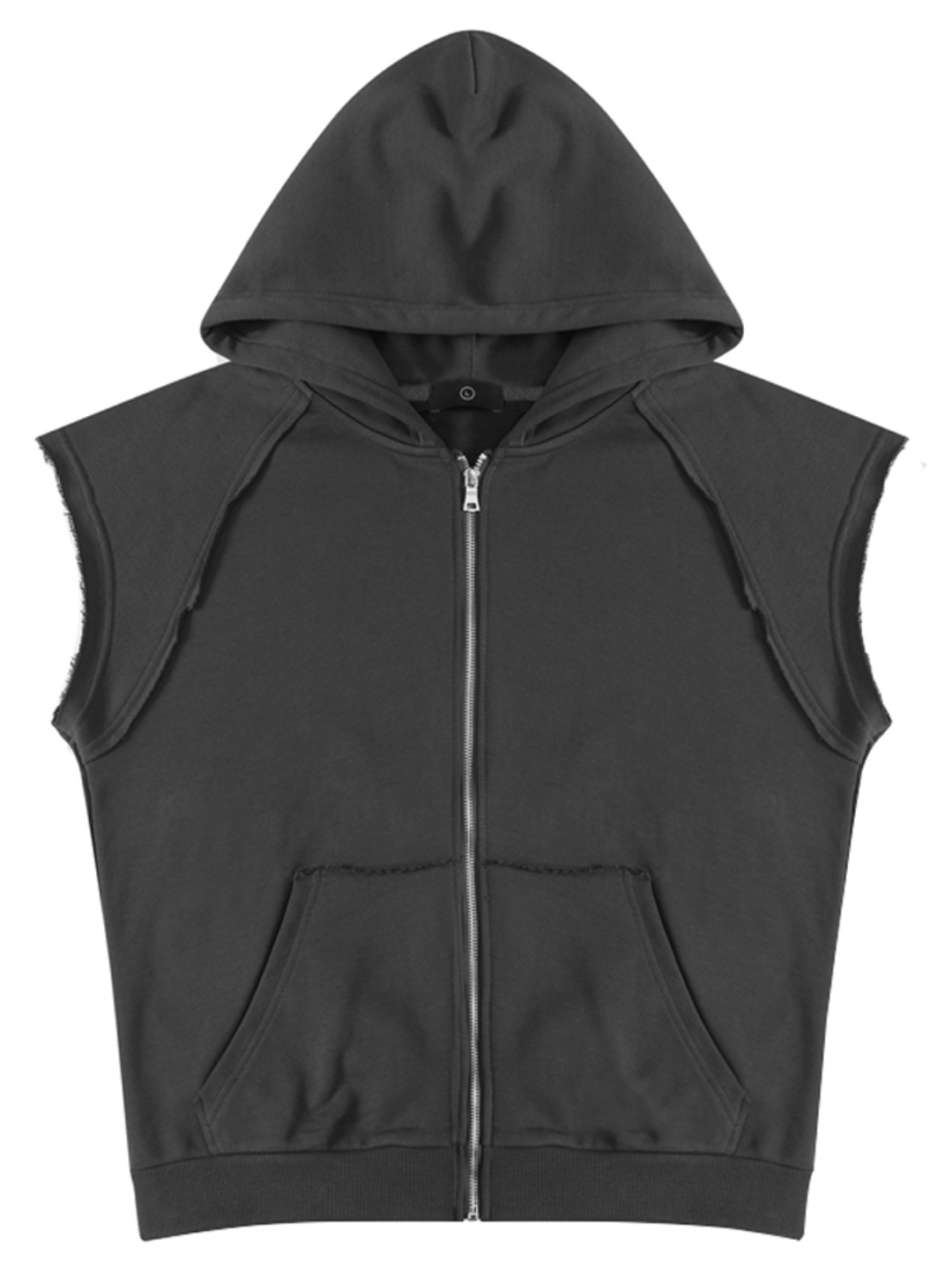 [nmt.u_u] zipper vest jacket nm01