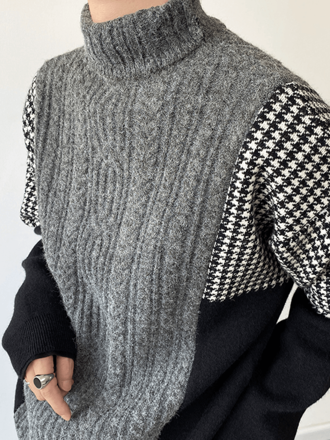 [XXXHOT] Turtleneck Pullover Sweater NA577