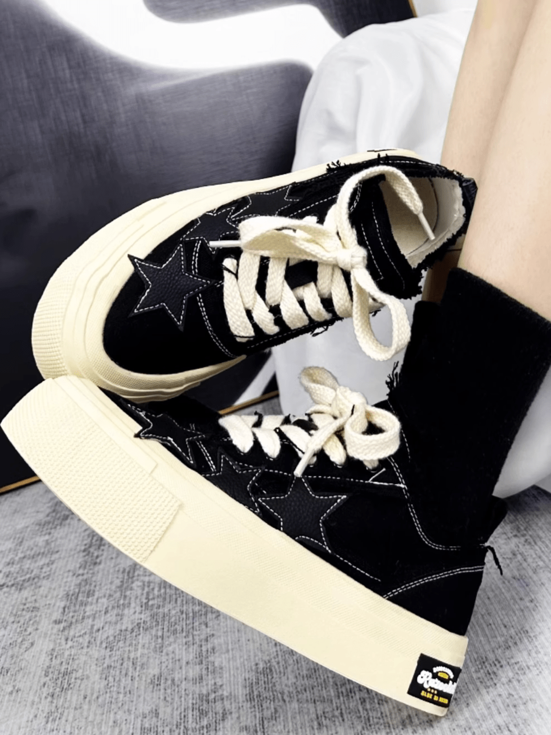 National trend niche couple star canvas shoes na631