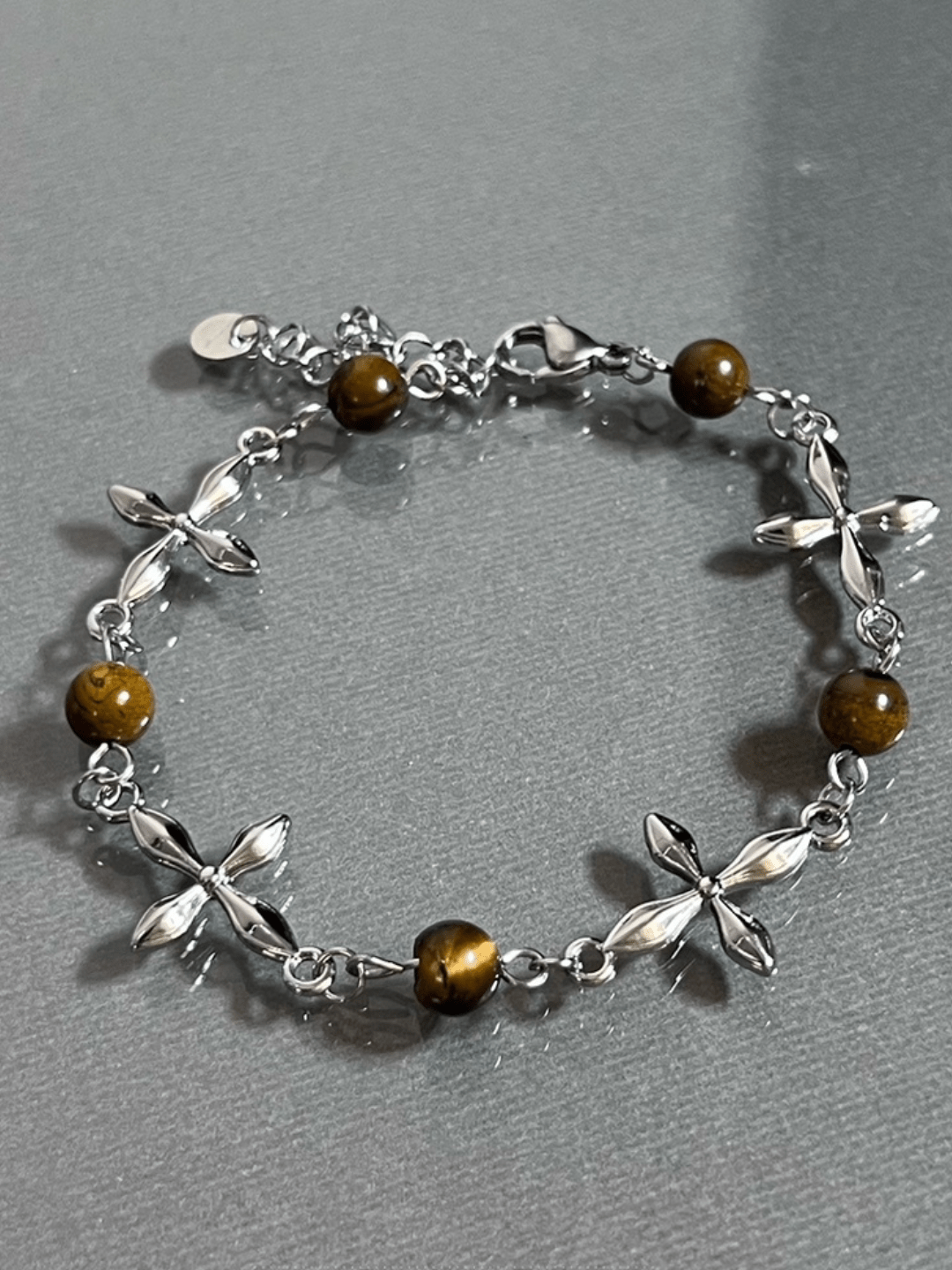 [CHEALIMPID] tiger eye stone bracelet na928