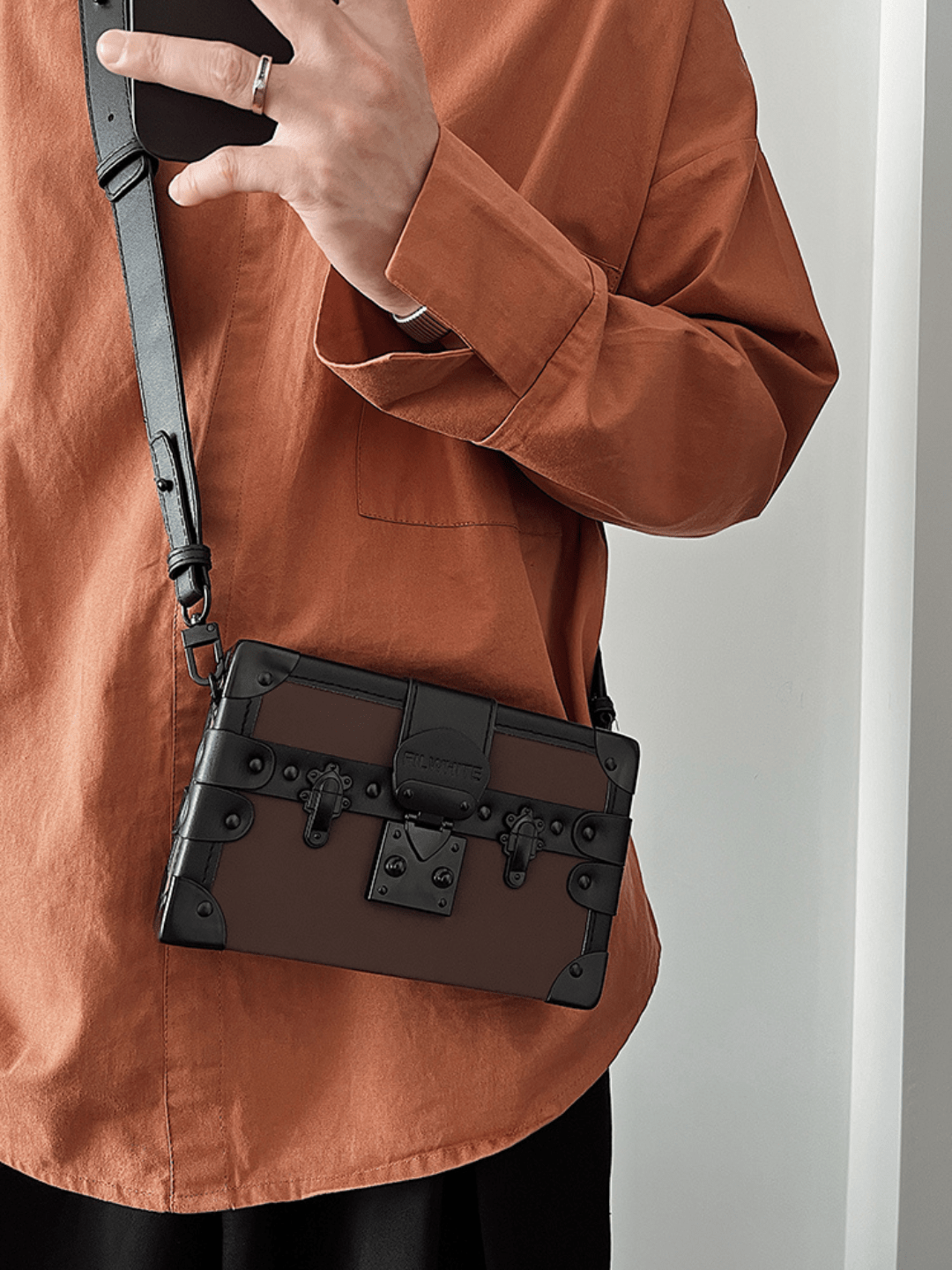 neutral wind crossbody square bag na862