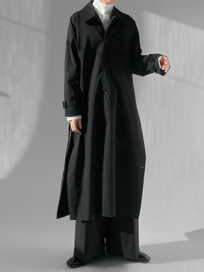 [North autumn X] trend loose long over-the-knee coat NA570