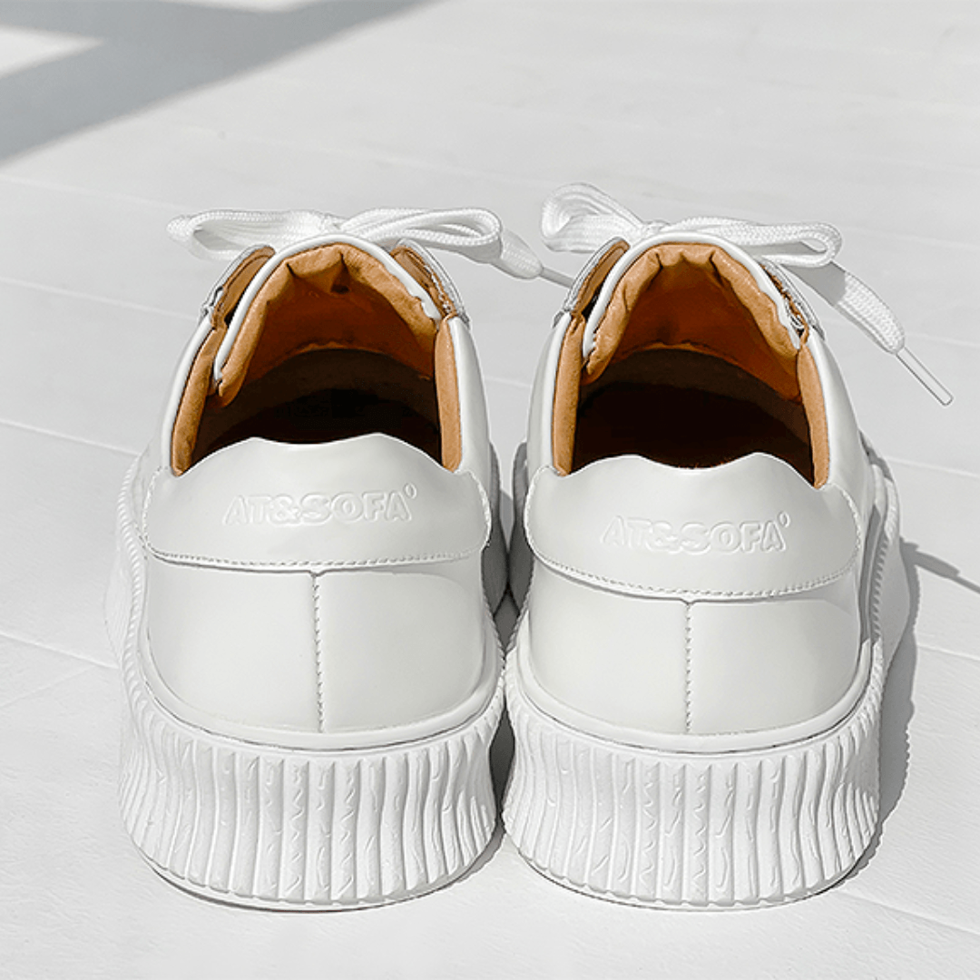 [HOHO] White platform sneaker NA178