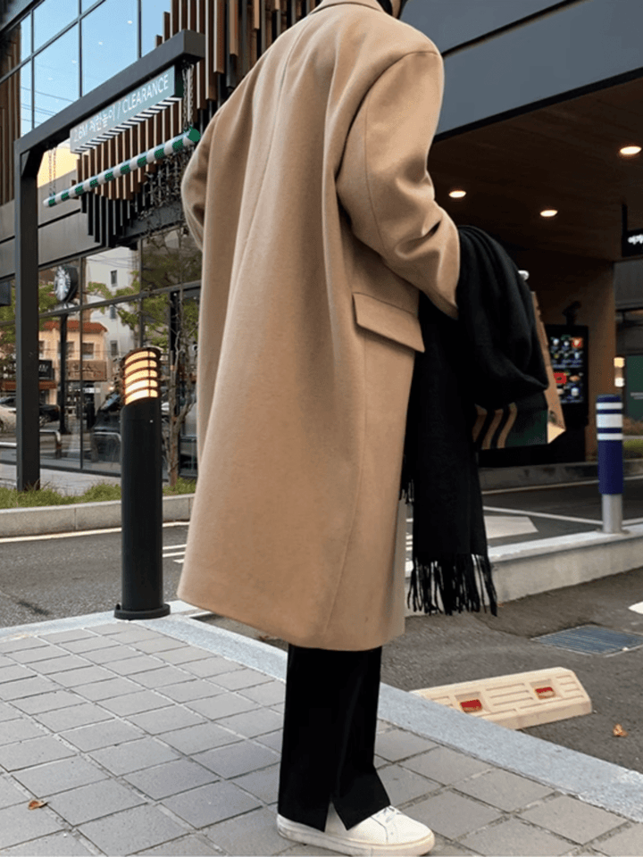 [MRCYC] mid-length Korean style loose trendy knee-length 코트 na680 