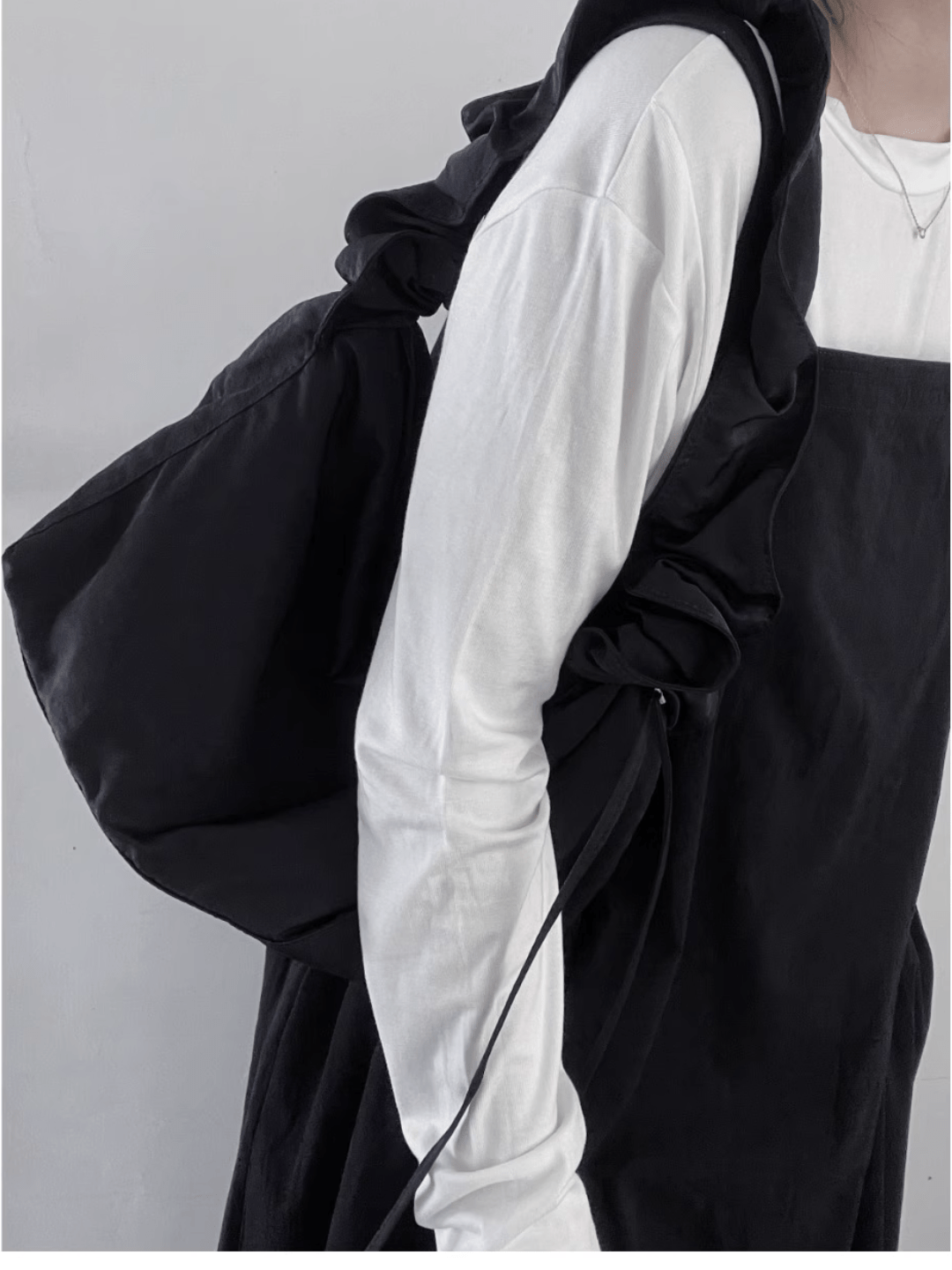 design drawstring dual-use shoulder crossbody bag na637