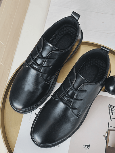 Black lace-up shoes na99