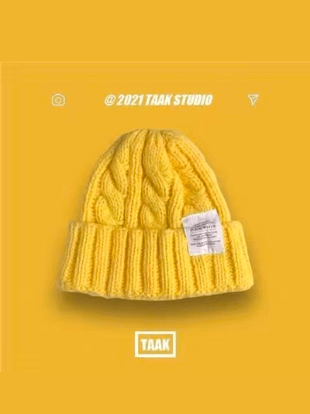 [FLAT ROOM] big head knitted hat FL27