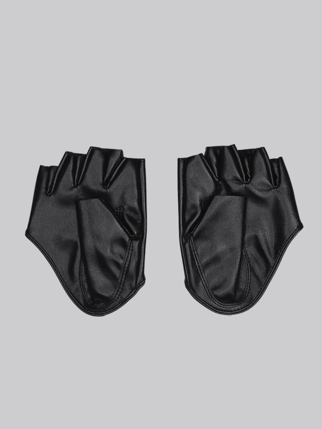 [_kuro_05] 다크 fingerless leather gloves kr12
