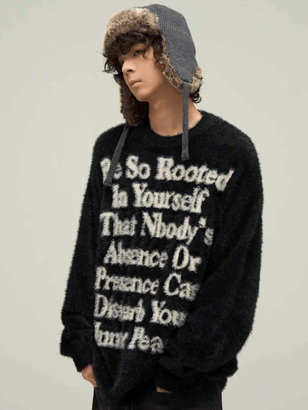 [motherfucker] lazy wind round 넥 knit sweater na709