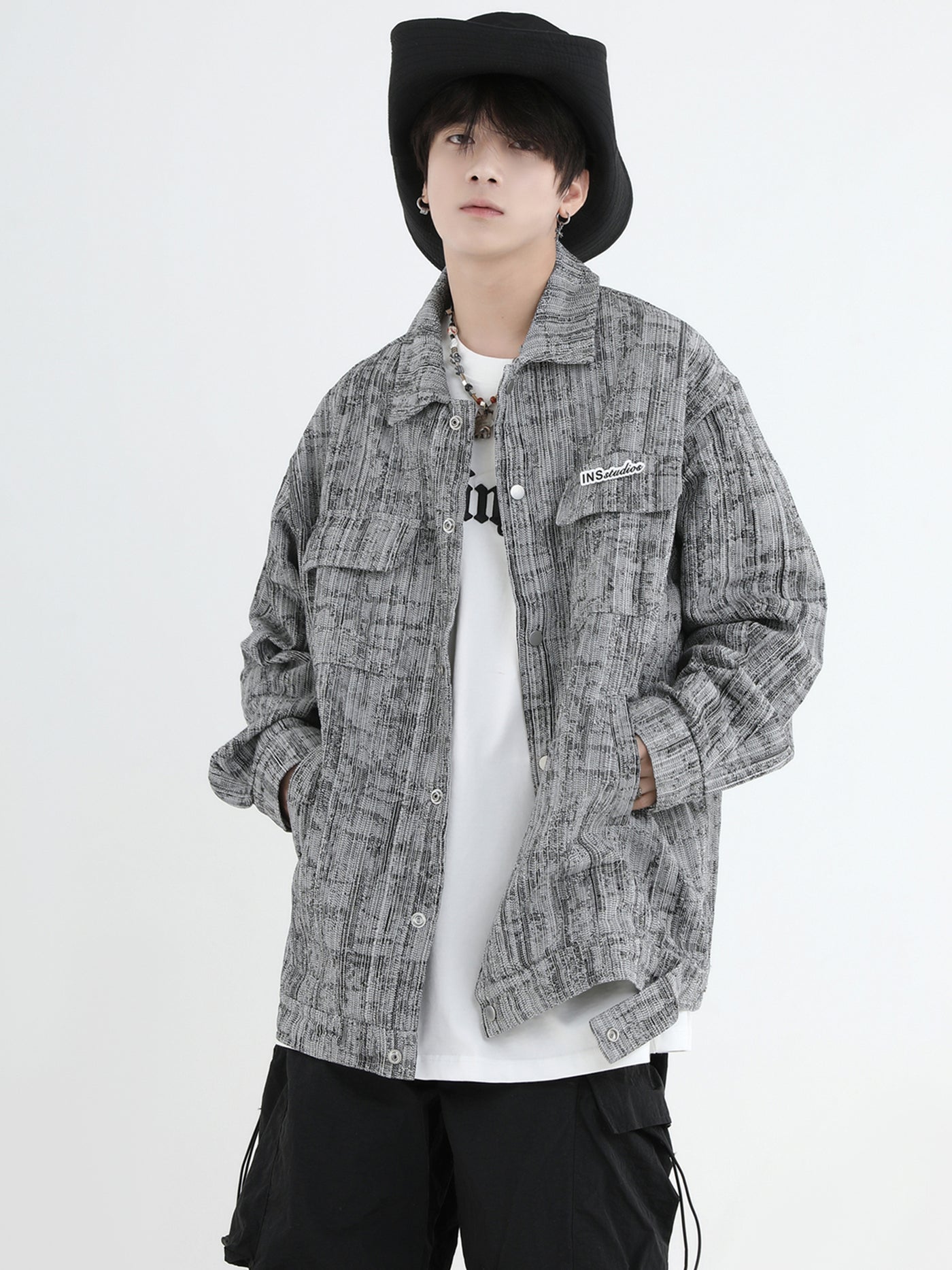[INSstudios] American style washed jacket NA633
