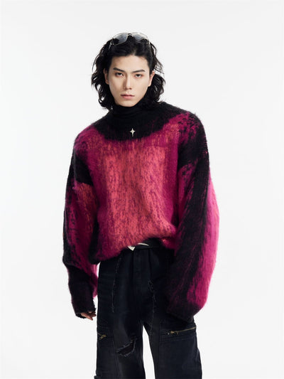 [PeopleStyle] design sense round neck pullover loose knit na786