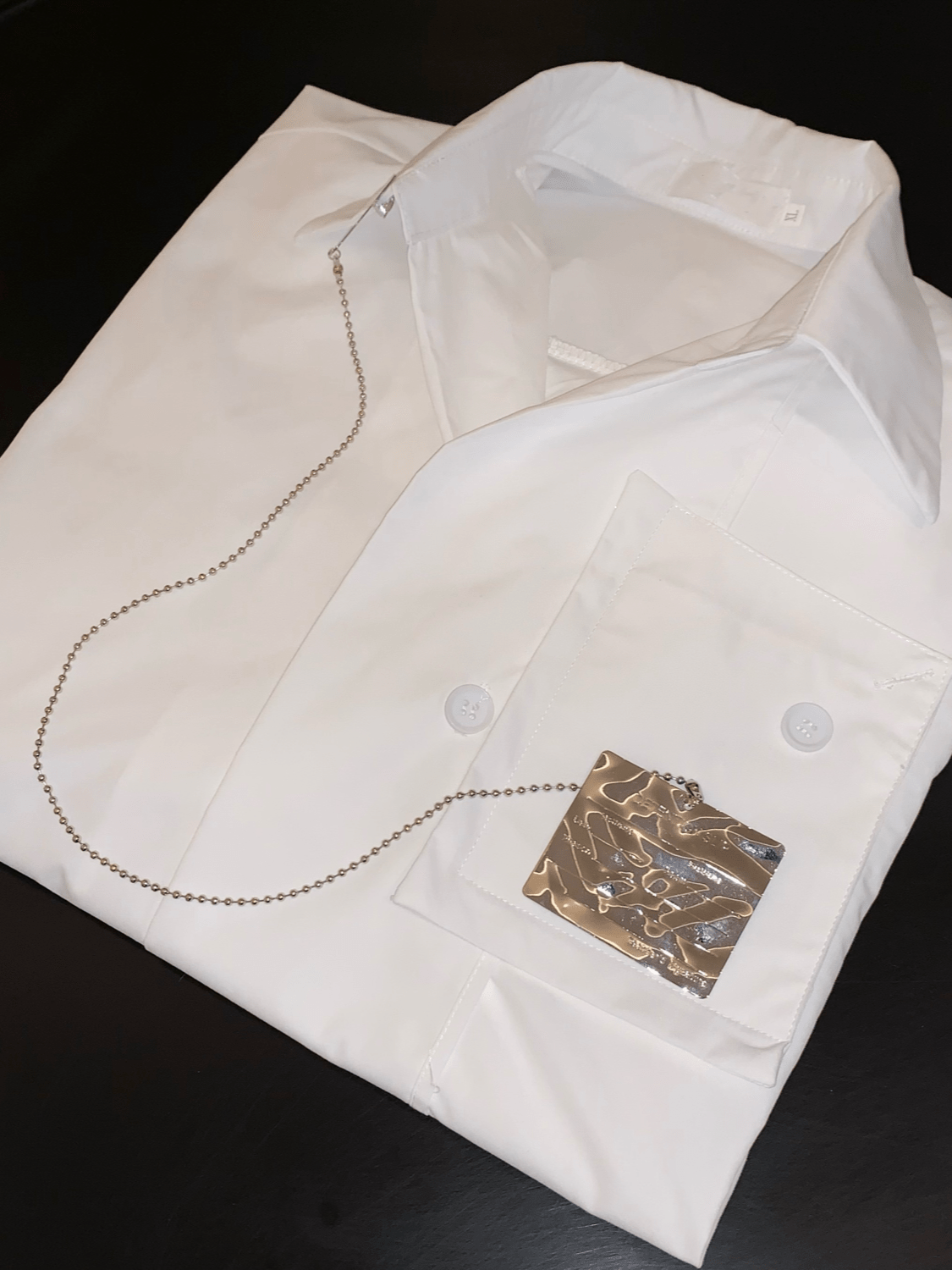 [CUIBUJU] metal design casual shirt na799