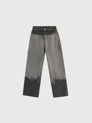 [INSstudios] Washed Street Loose jeans NA598