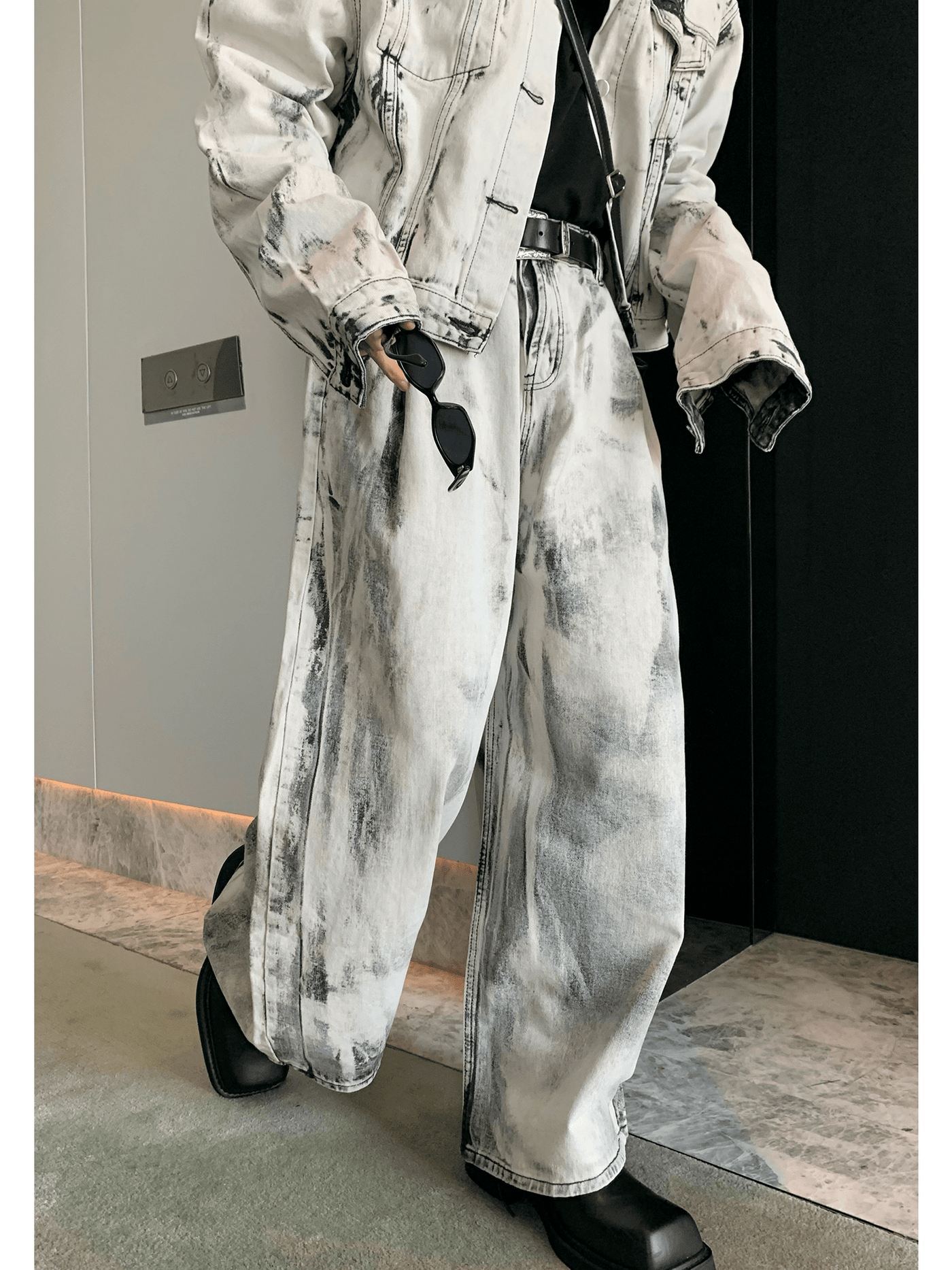 [CUIBUJU] High-end denim jacket suit set-up NA844