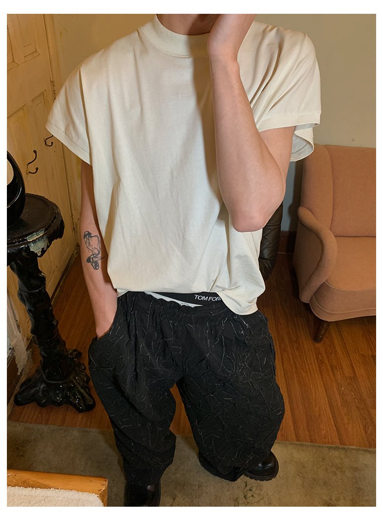 [ESC MAN STUDIO] 홈메이드 casual loose sleeveless T-shirt NA723